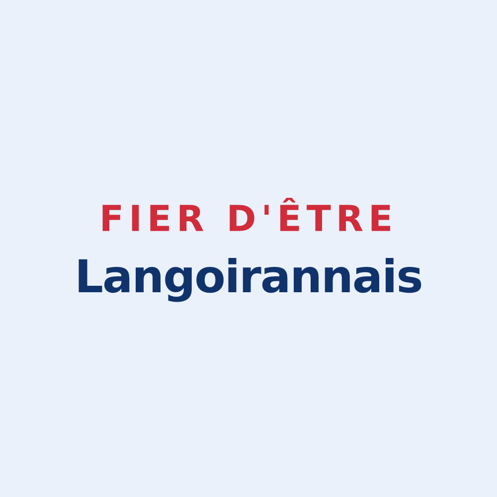 Sticker « Fier d'être Langoirannais » — design pour Langoiran