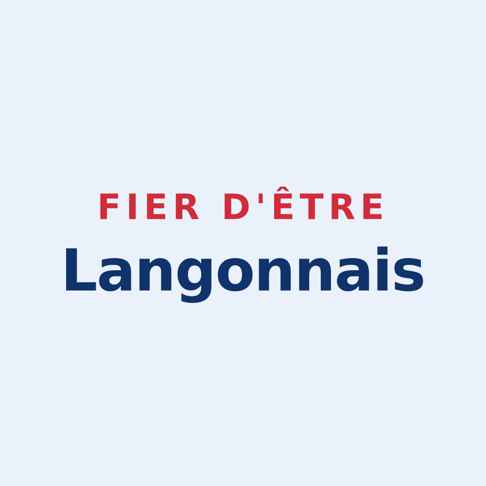 Sticker « Fier d'être Langonnais » — design pour Langon