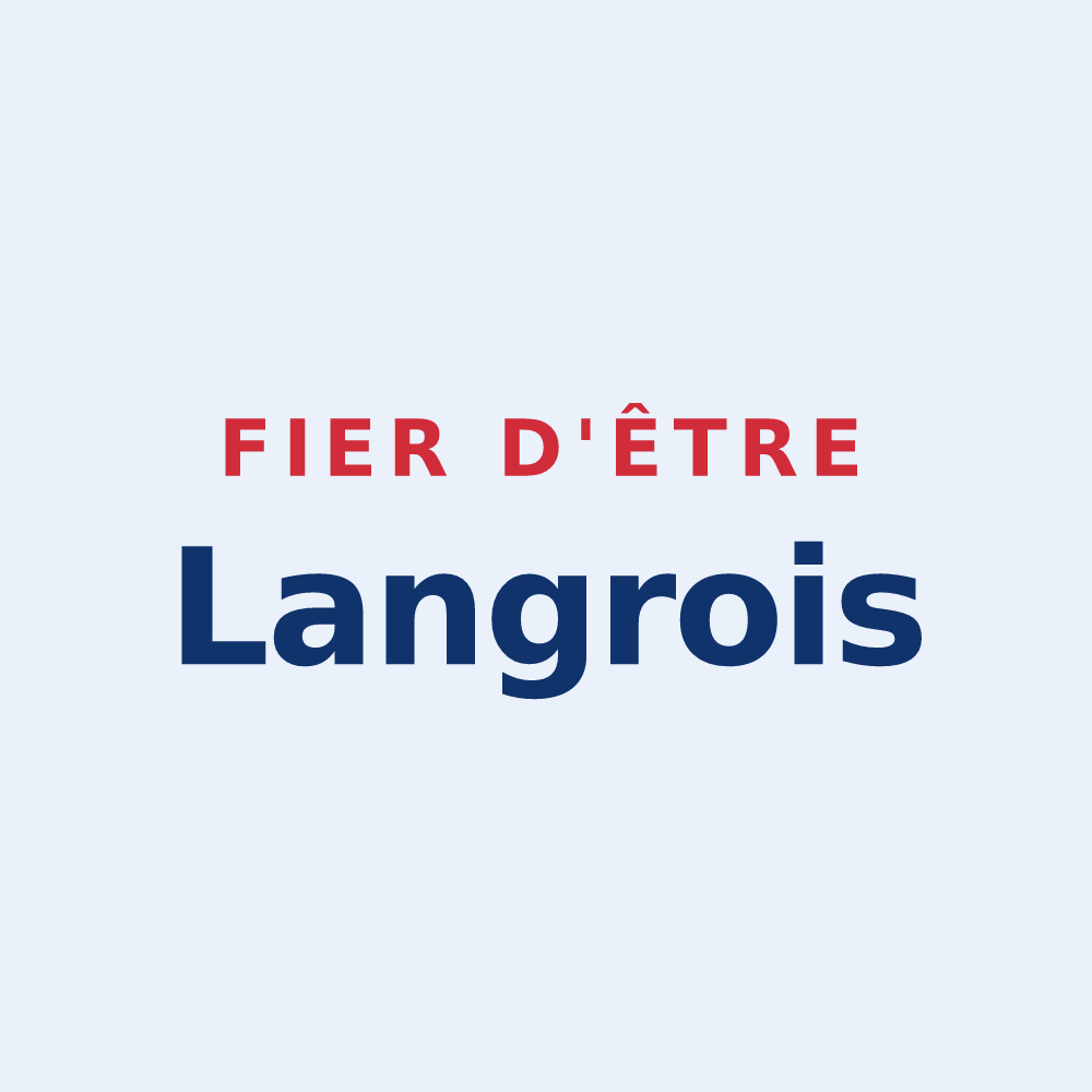 Sticker « Fier d'être Langrois » — design pour Langres
