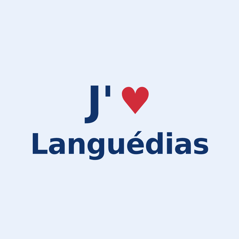 Sticker personnalisé Languédias — design J'aime Languédias