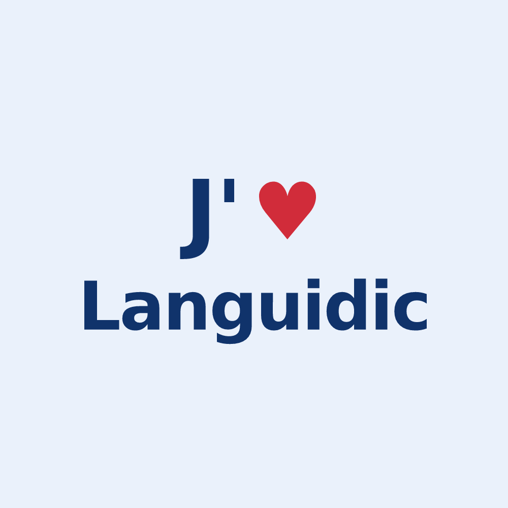 Sticker personnalisé Languidic — design J'aime Languidic