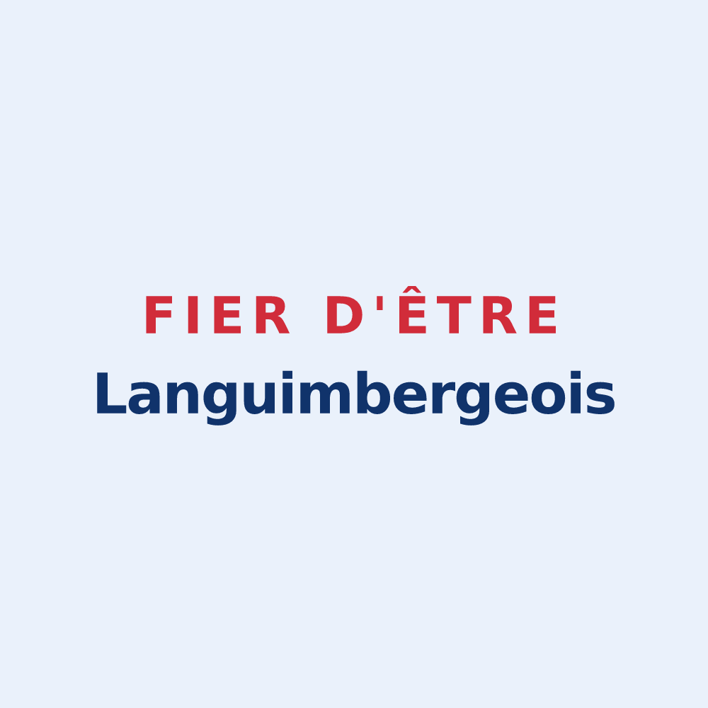 Sticker « Fier d'être Languimbergeois » — design pour Languimberg