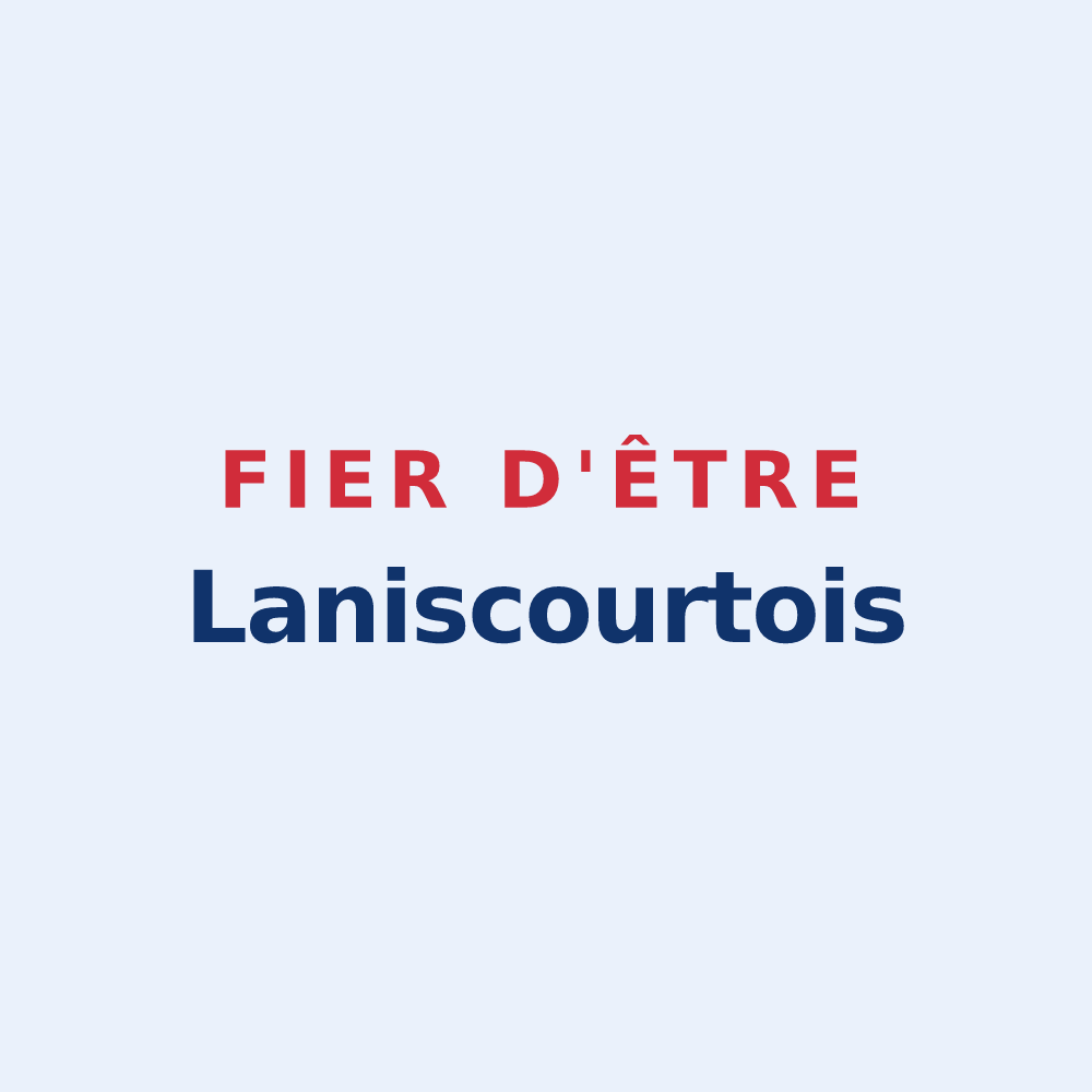 Sticker « Fier d'être Laniscourtois » — design pour Laniscourt