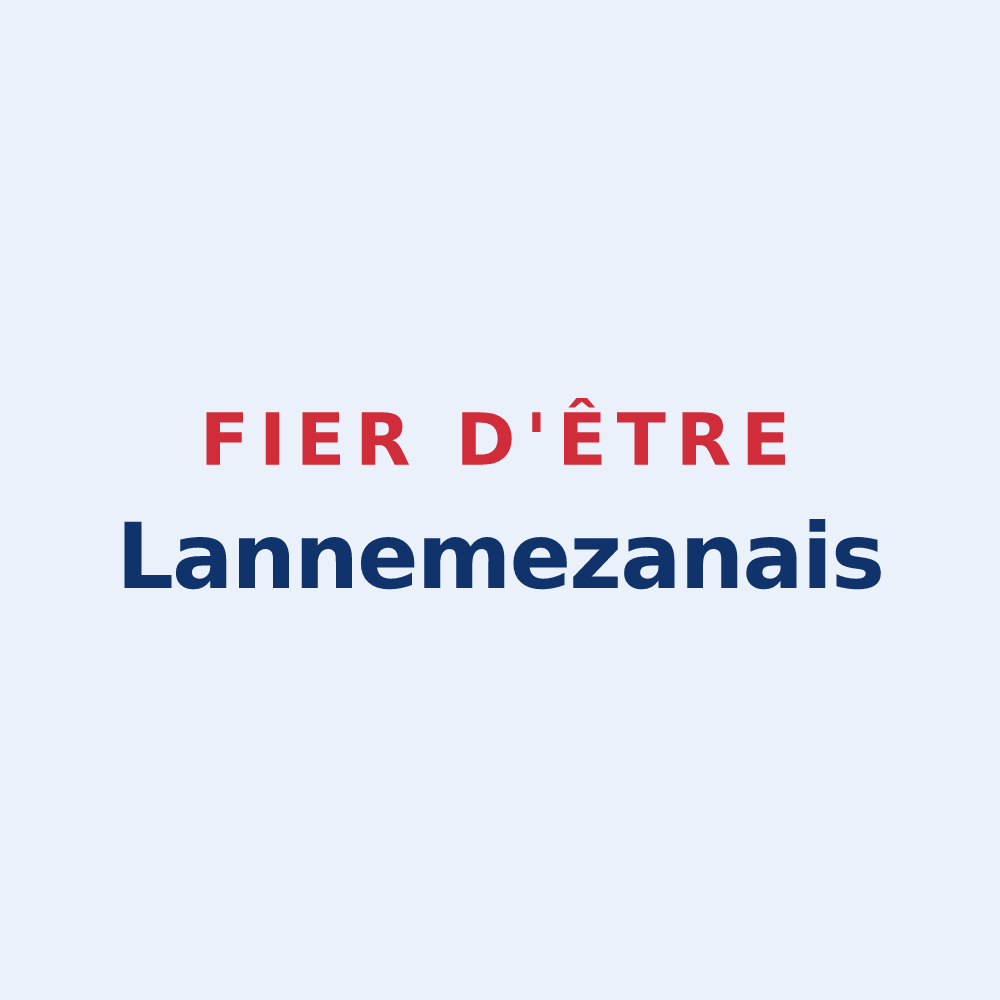 Sticker « Fier d'être Lannemezanais » — design pour Lannemezan
