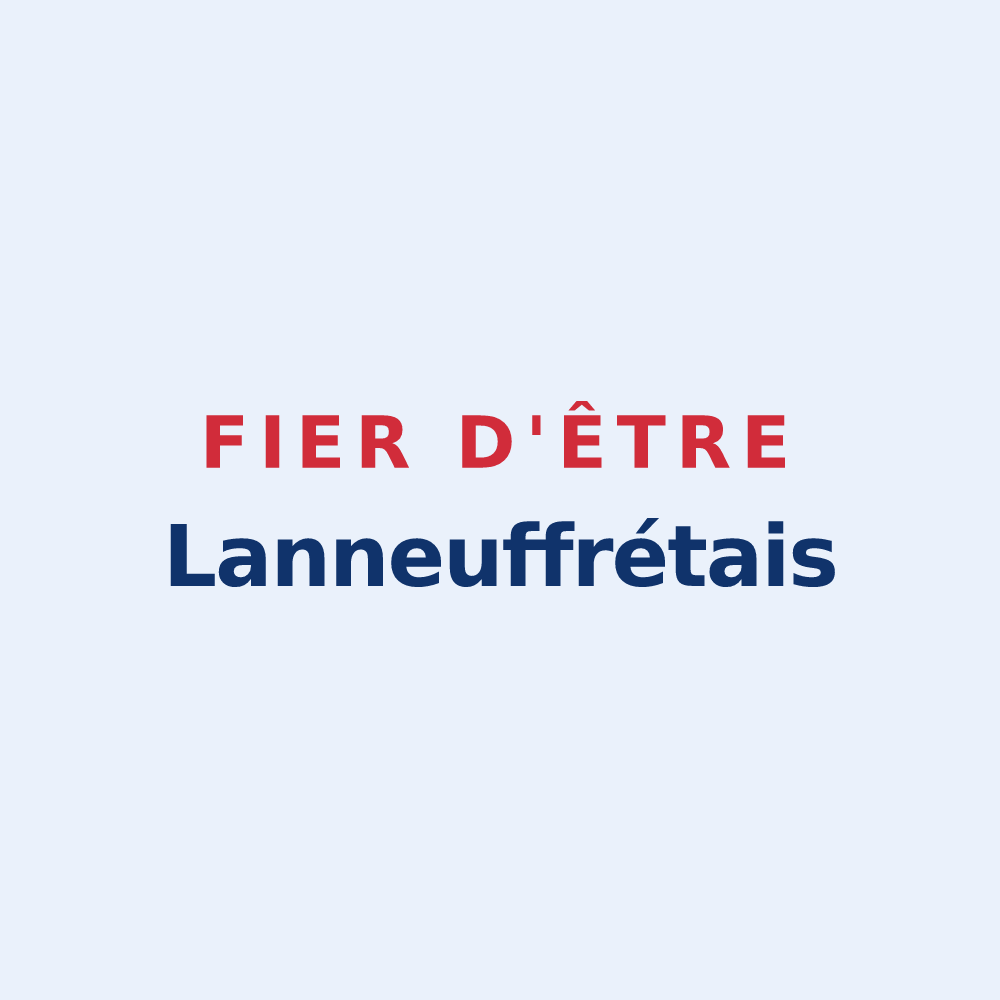 Sticker « Fier d'être Lanneuffrétais » — design pour Lanneuffret