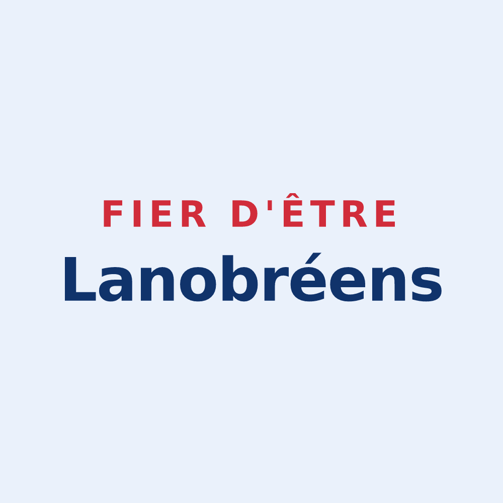 Sticker « Fier d'être Lanobréens » — design pour Lanobre