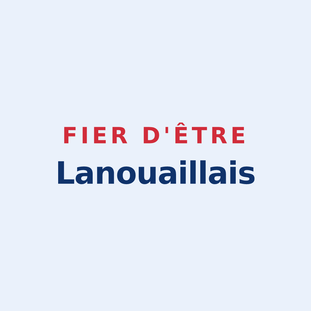 Sticker « Fier d'être Lanouaillais » — design pour Lanouaille