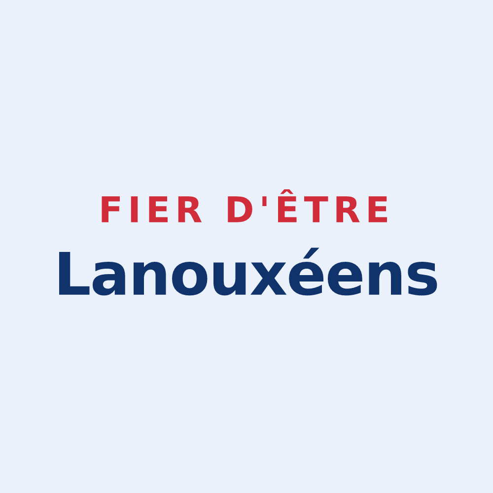 Sticker « Fier d'être Lanouxéens » — design pour Lanoux