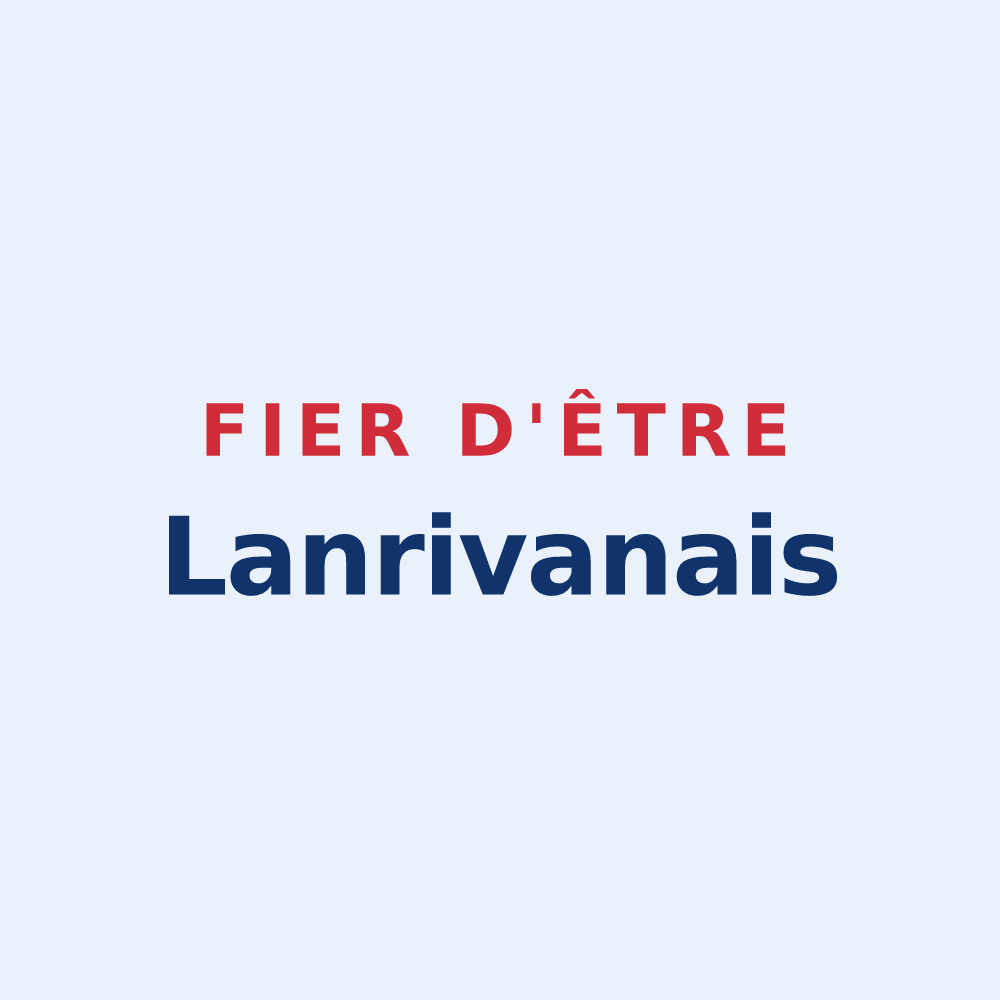 Sticker « Fier d'être Lanrivanais » — design pour Lanrivain