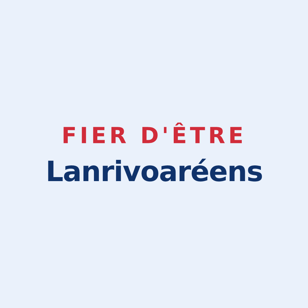 Sticker « Fier d'être Lanrivoaréens » — design pour Lanrivoaré