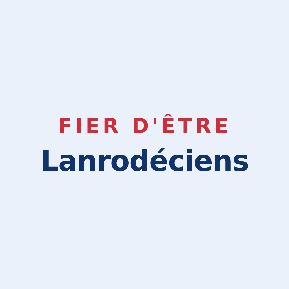 Sticker « Fier d'être Lanrodéciens » — design pour Lanrodec
