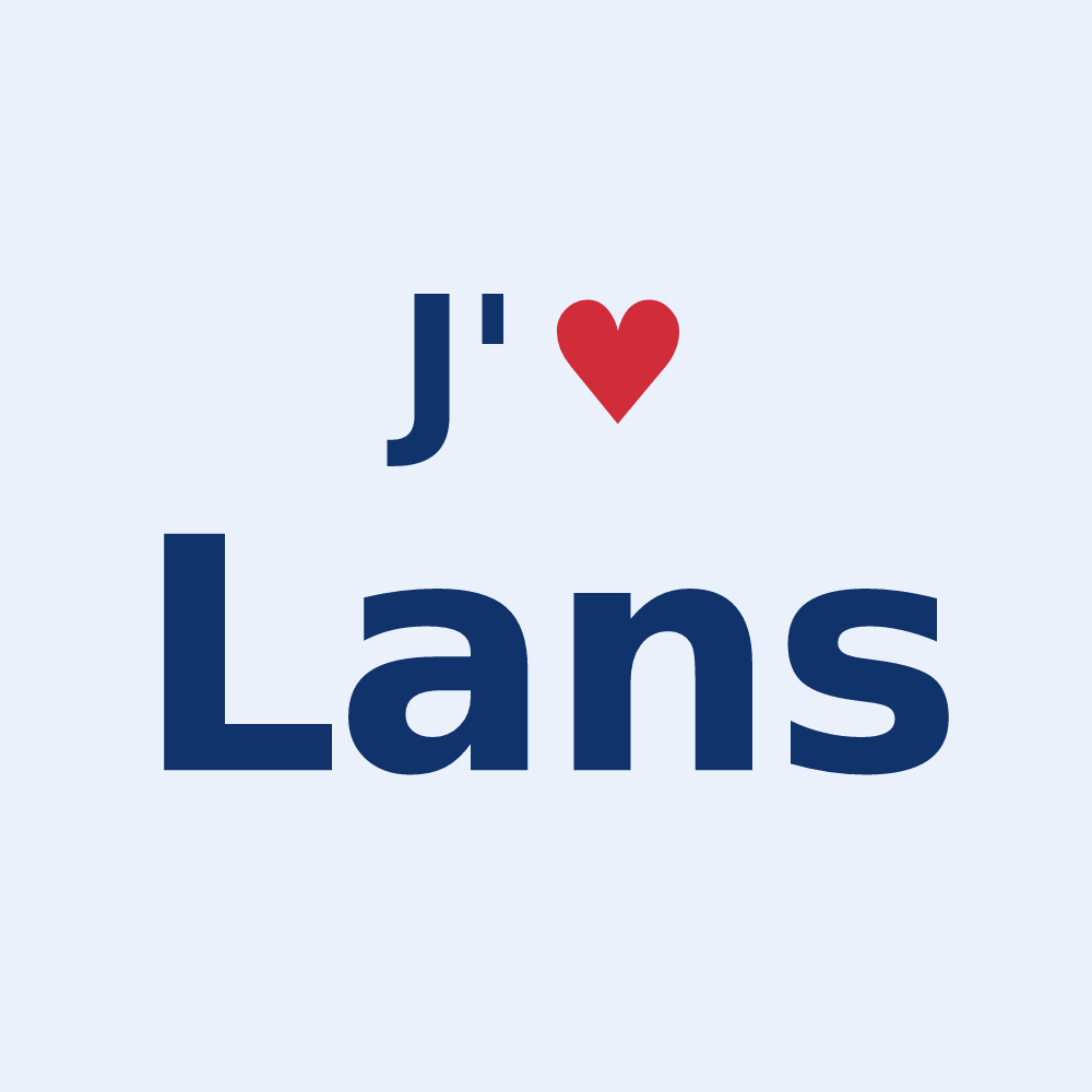 Sticker personnalisé Lans — design J'aime Lans