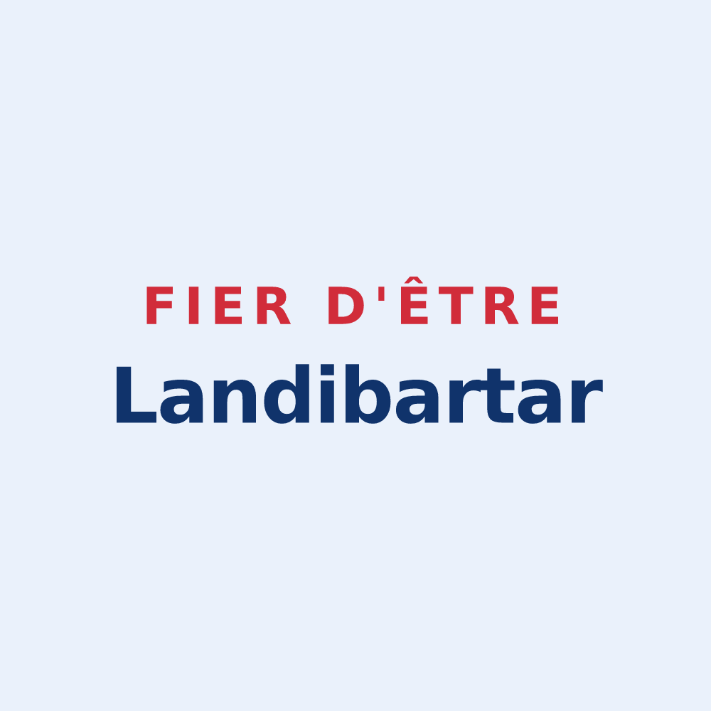 Sticker « Fier d'être Landibartar » — design pour Lantabat