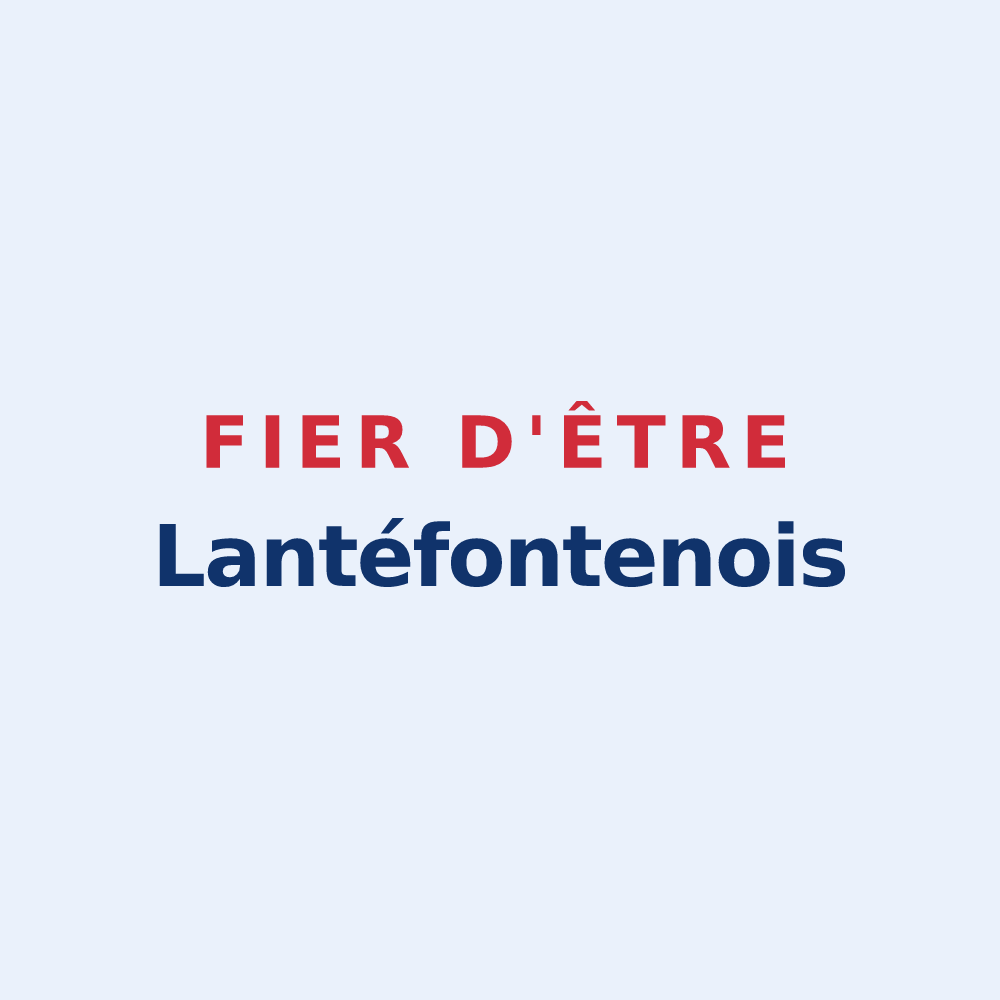 Sticker « Fier d'être Lantéfontenois » — design pour Lantéfontaine