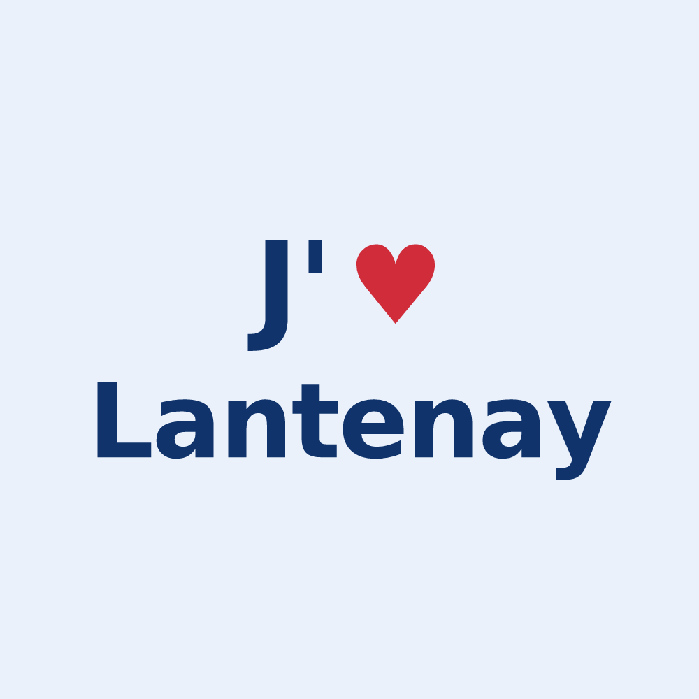 Sticker personnalisé Lantenay — design J'aime Lantenay