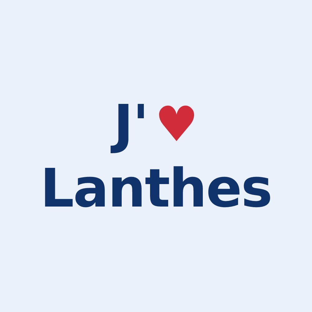 Sticker personnalisé Lanthes — design J'aime Lanthes