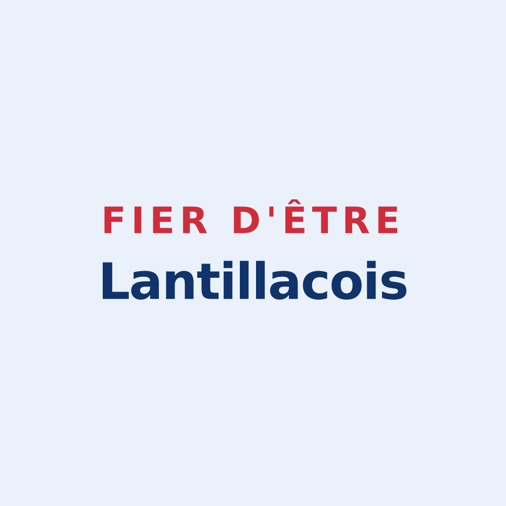 Sticker « Fier d'être Lantillacois » — design pour Lantillac