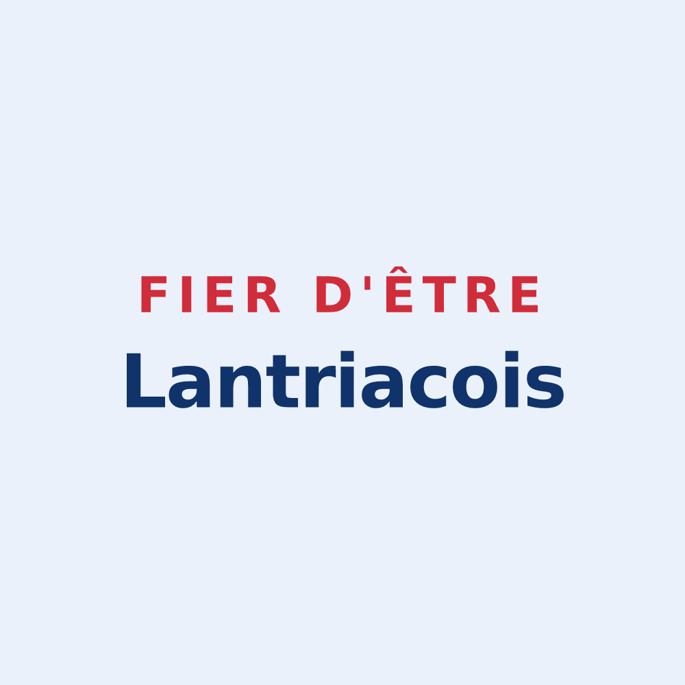Sticker « Fier d'être Lantriacois » — design pour Lantriac