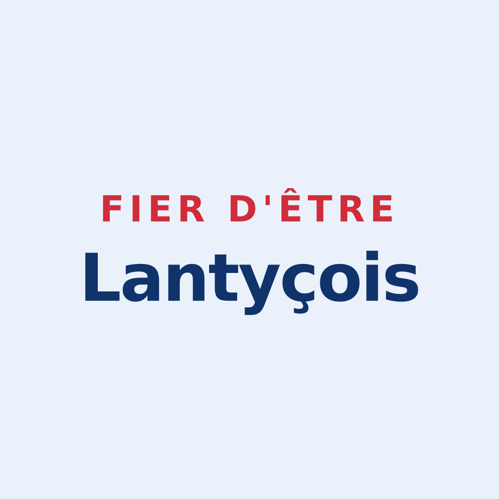 Sticker « Fier d'être Lantyçois » — design pour Lanty