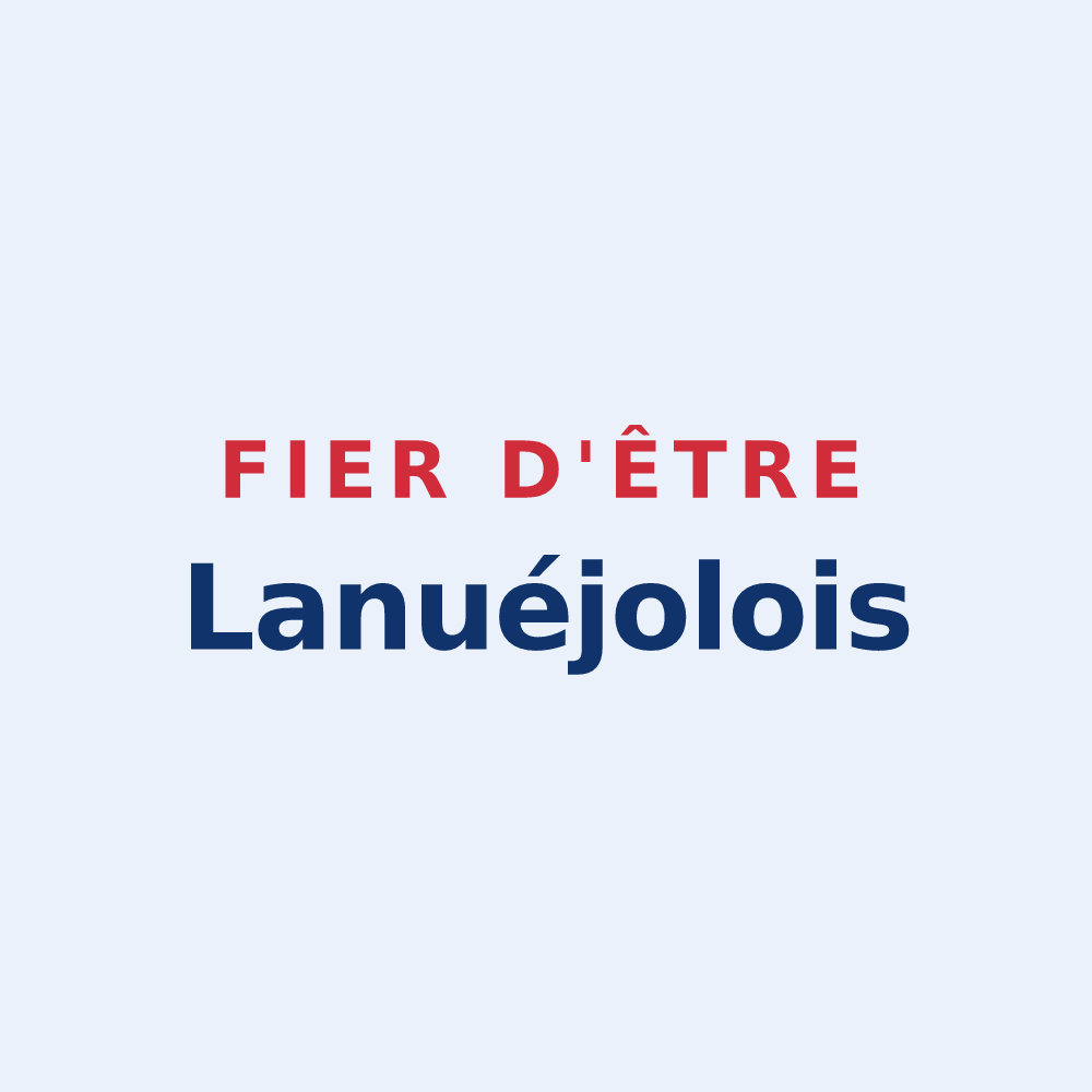 Sticker « Fier d'être Lanuéjolois » — design pour Lanuéjols