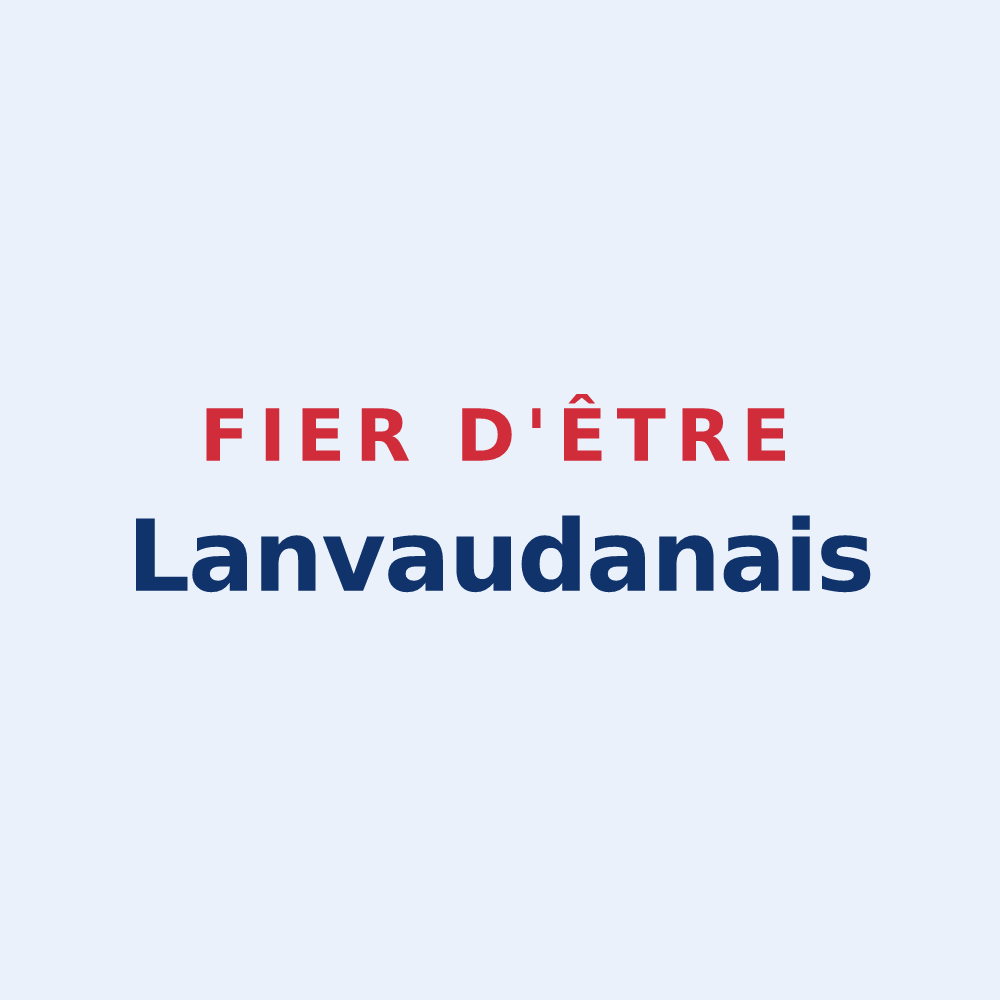 Sticker « Fier d'être Lanvaudanais » — design pour Lanvaudan