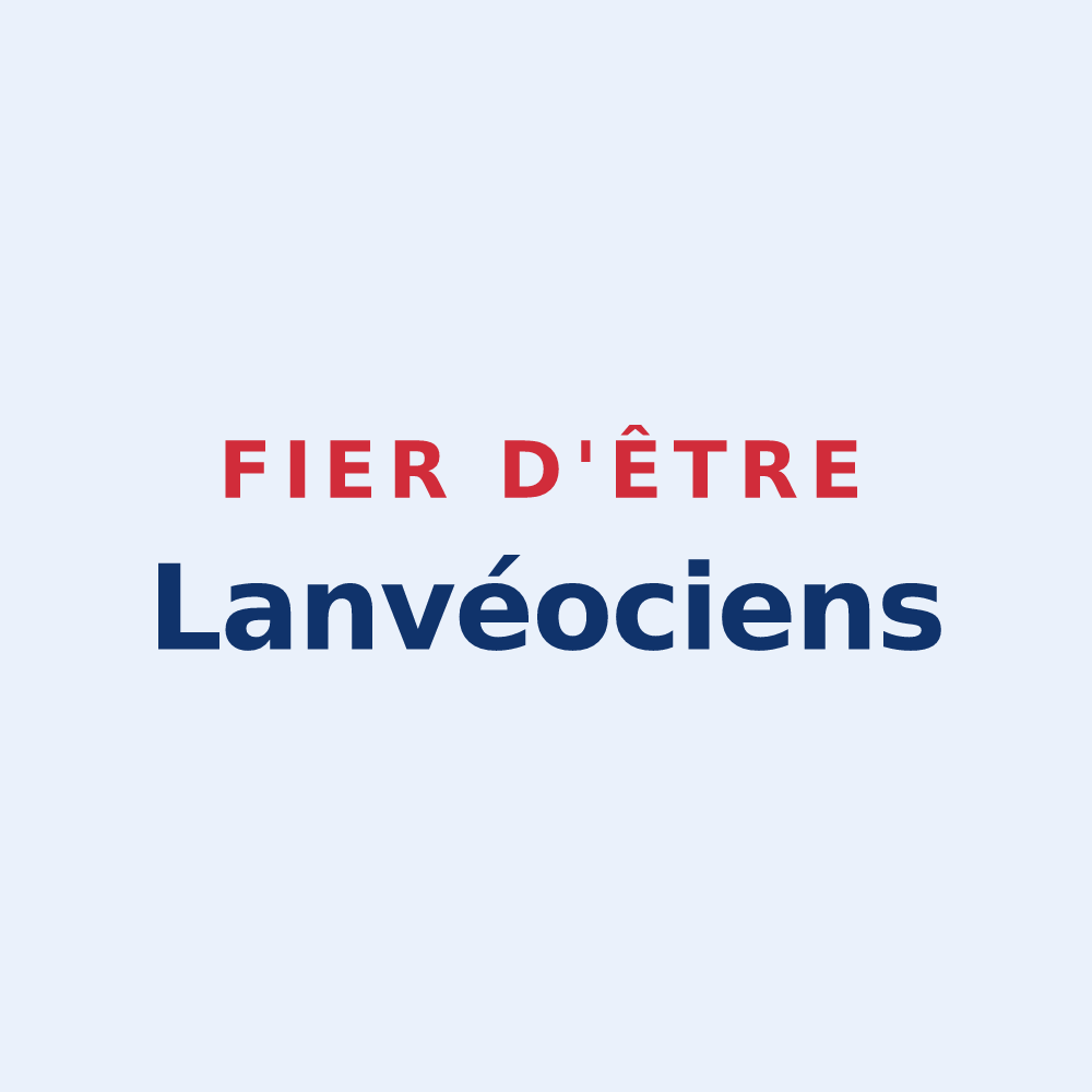 Sticker « Fier d'être Lanvéociens » — design pour Lanvéoc