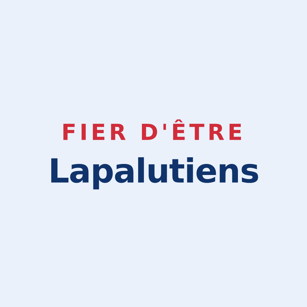 Sticker « Fier d'être Lapalutiens » — design pour Lapalud
