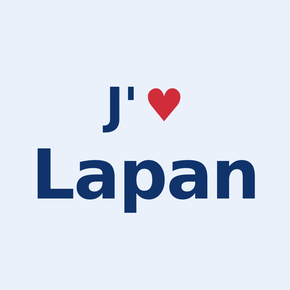 Sticker personnalisé Lapan — design J'aime Lapan
