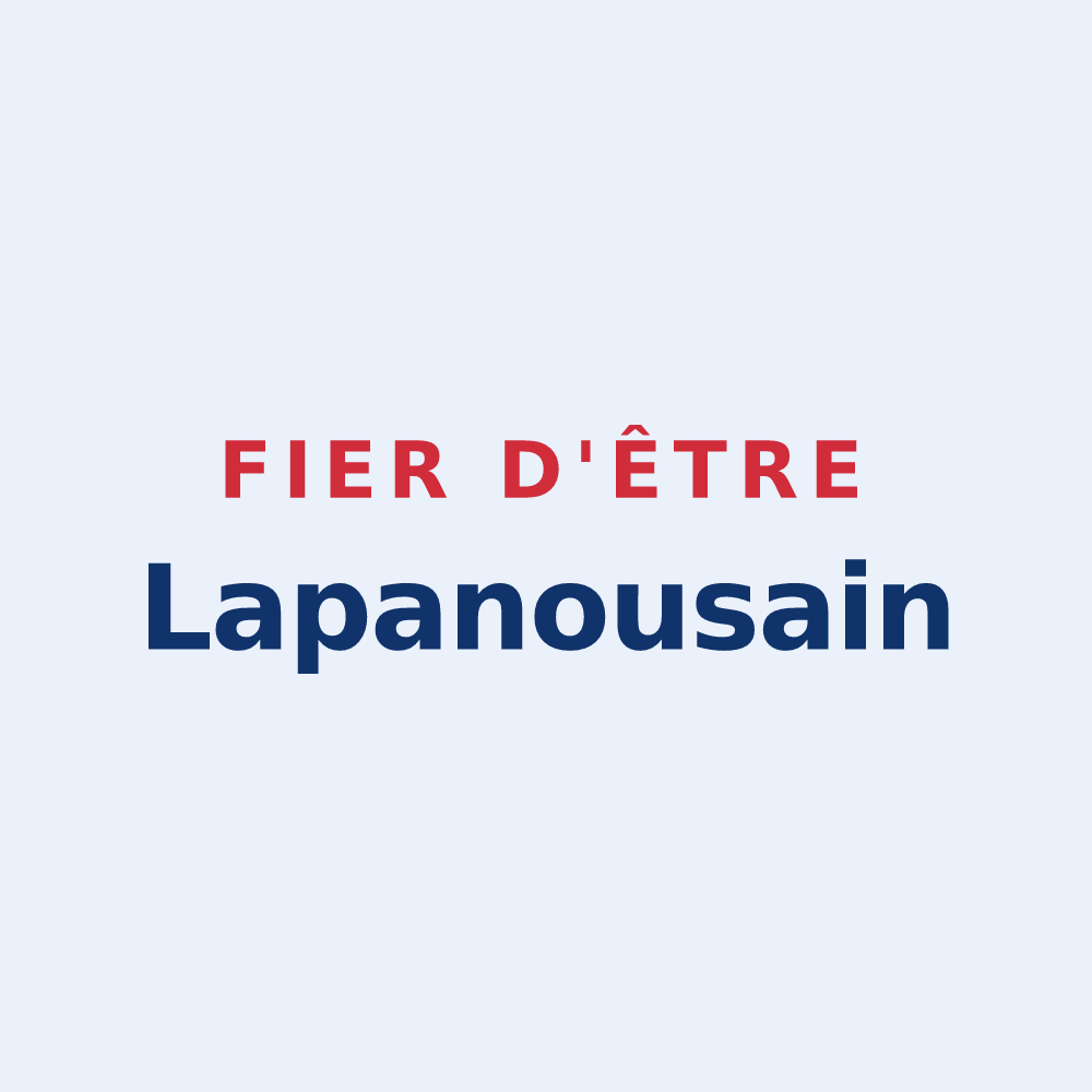Sticker « Fier d'être Lapanousain » — design pour Lapanouse-de-Cernon