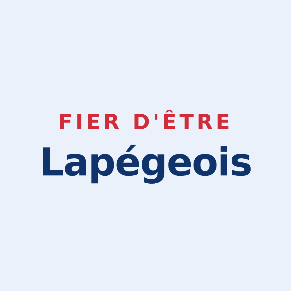 Sticker « Fier d'être Lapégeois » — design pour Lapège