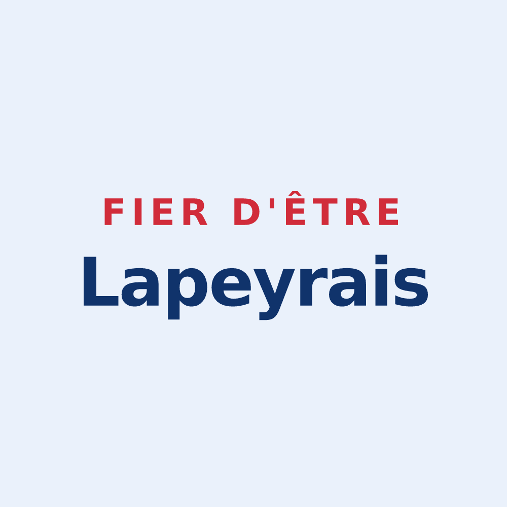 Sticker « Fier d'être Lapeyrais » — design pour Lapeyre