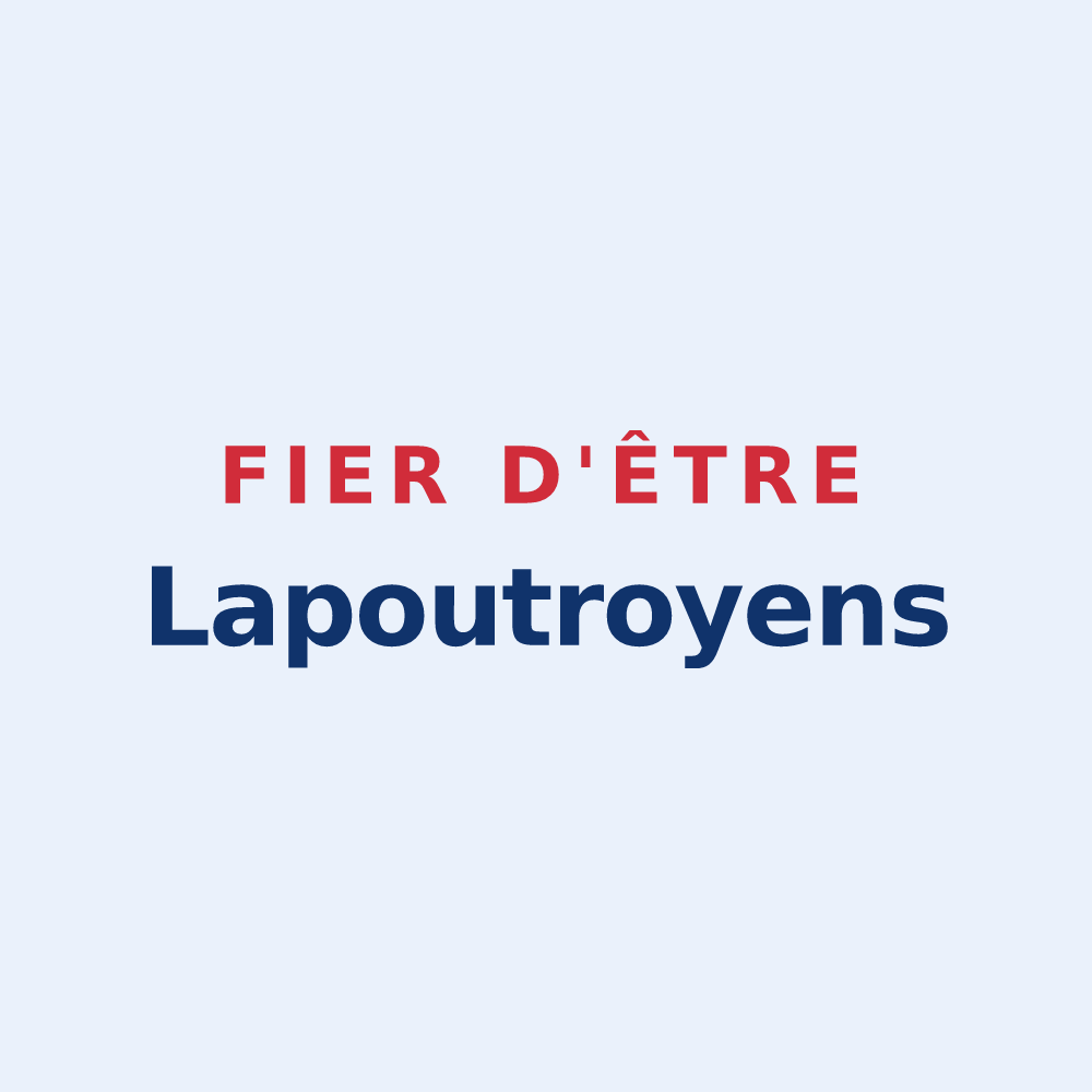 Sticker « Fier d'être Lapoutroyens » — design pour Lapoutroie