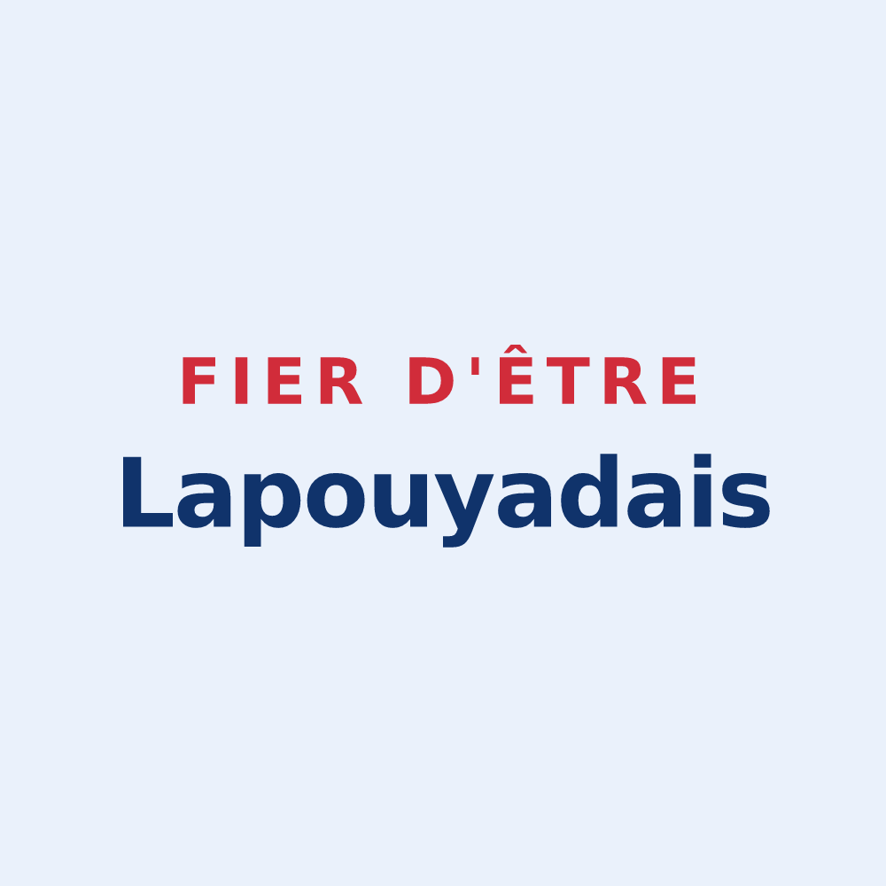 Sticker « Fier d'être Lapouyadais » — design pour Lapouyade