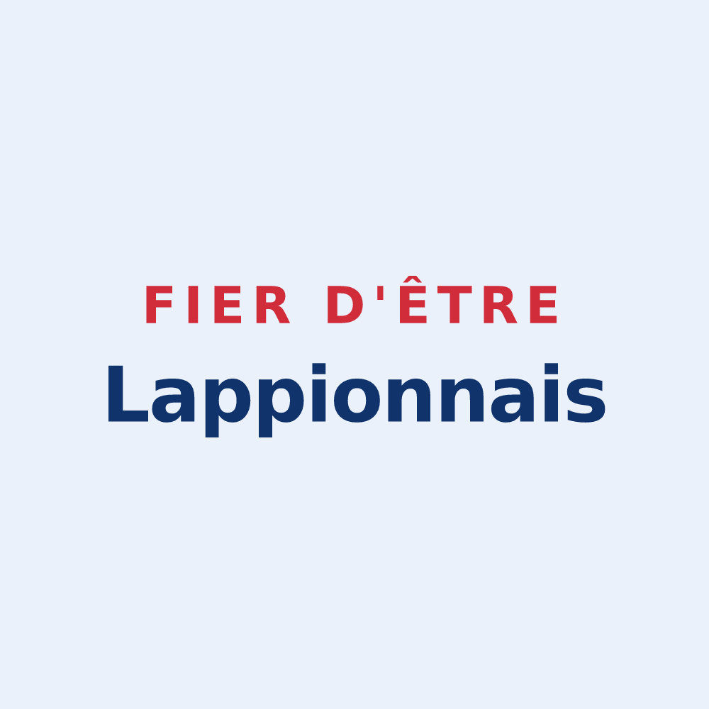 Sticker « Fier d'être Lappionnais » — design pour Lappion