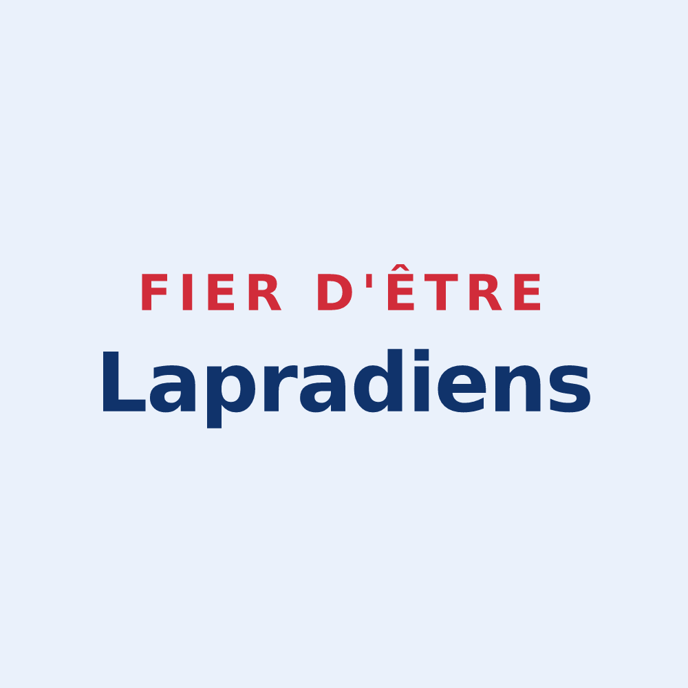 Sticker « Fier d'être Lapradiens » — design pour Laprade