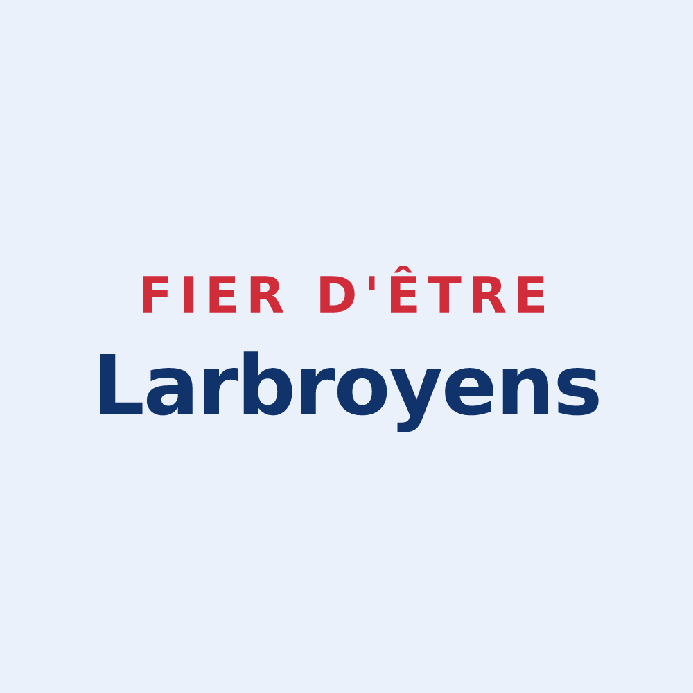 Sticker « Fier d'être Larbroyens » — design pour Larbroye