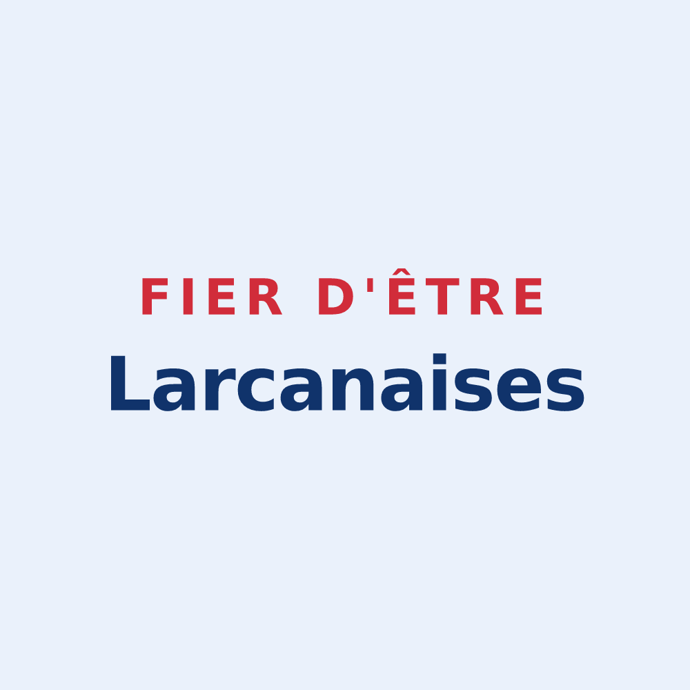 Sticker « Fier d'être Larcanaises » — design pour Larcan