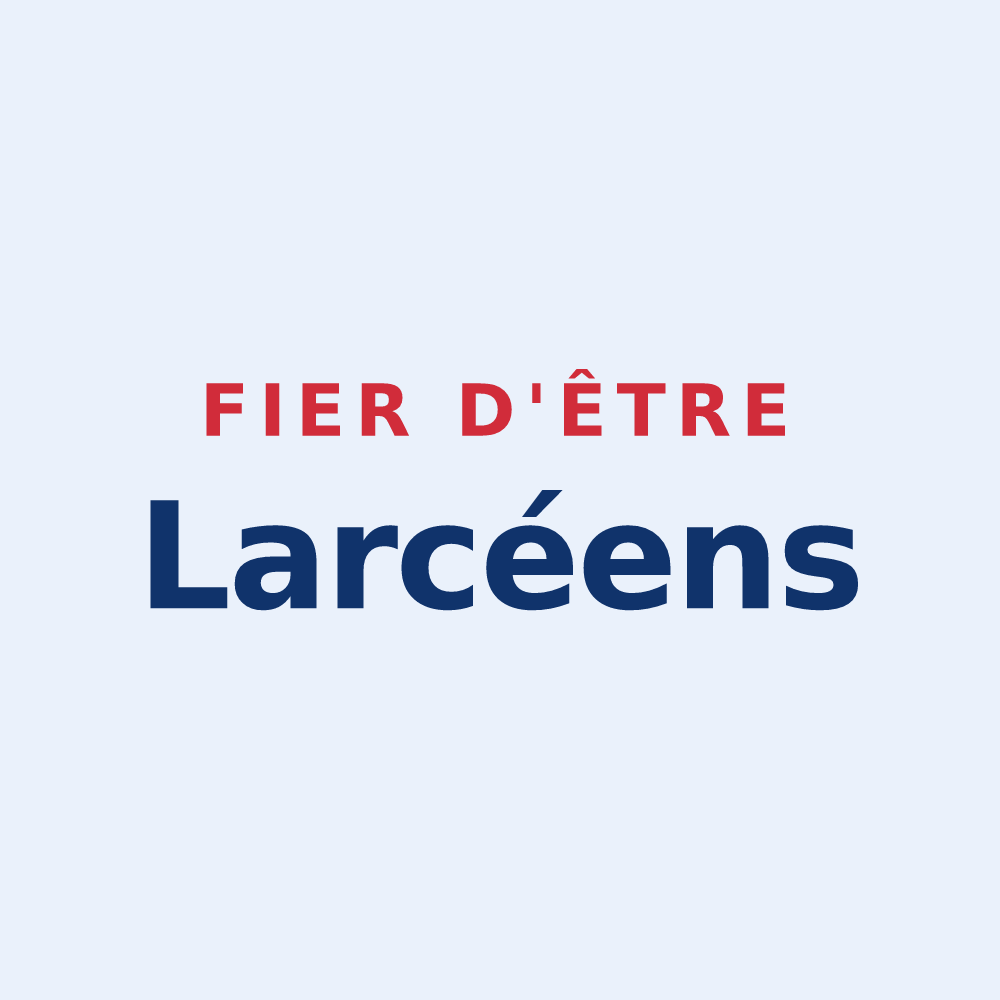 Sticker « Fier d'être Larcéens » — design pour Larçay