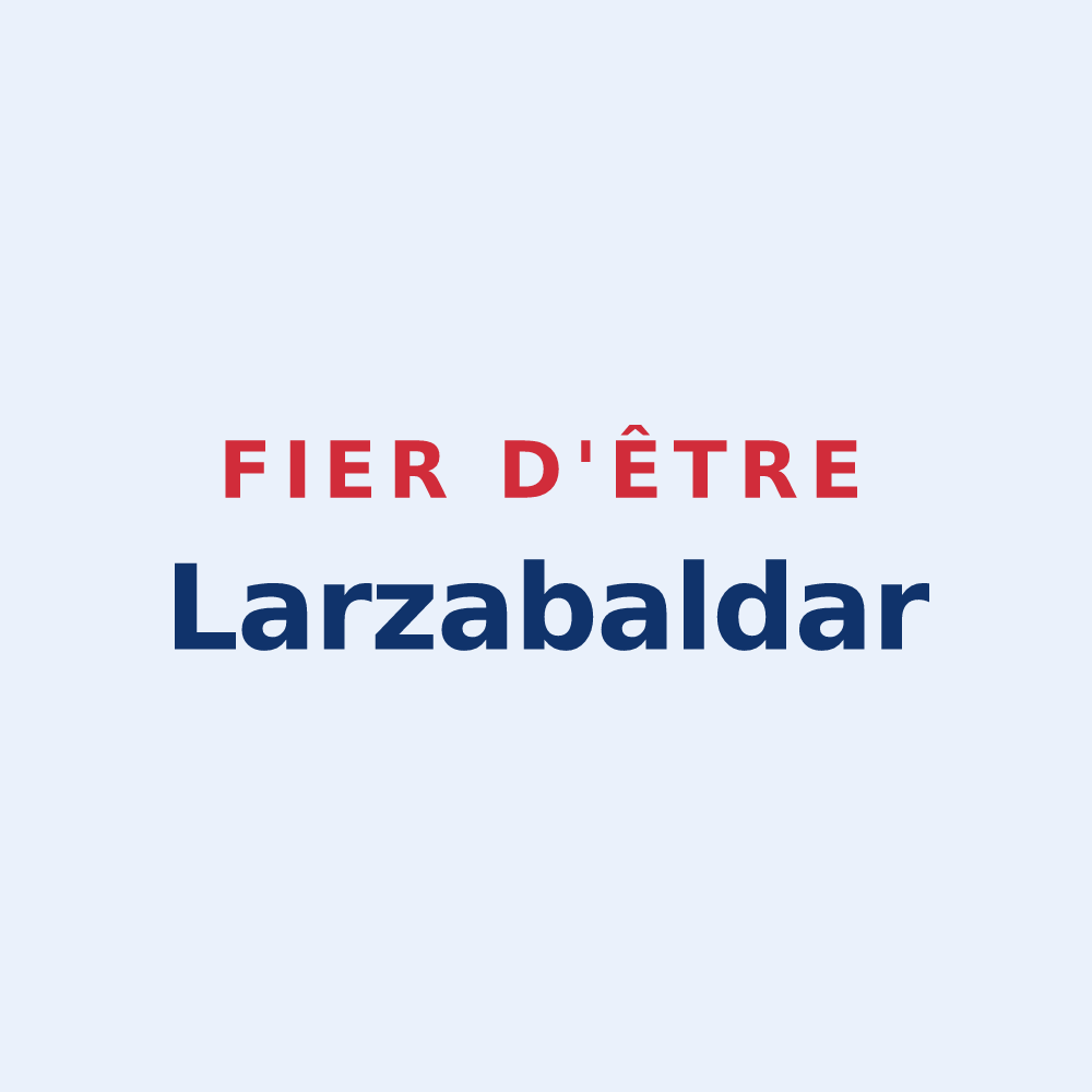 Sticker « Fier d'être Larzabaldar » — design pour Larceveau-Arros-Cibits
