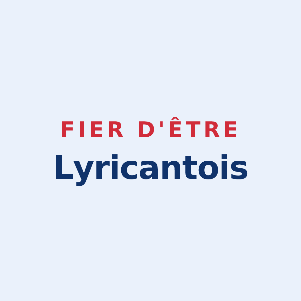 Sticker « Fier d'être Lyricantois » — design pour Larchant