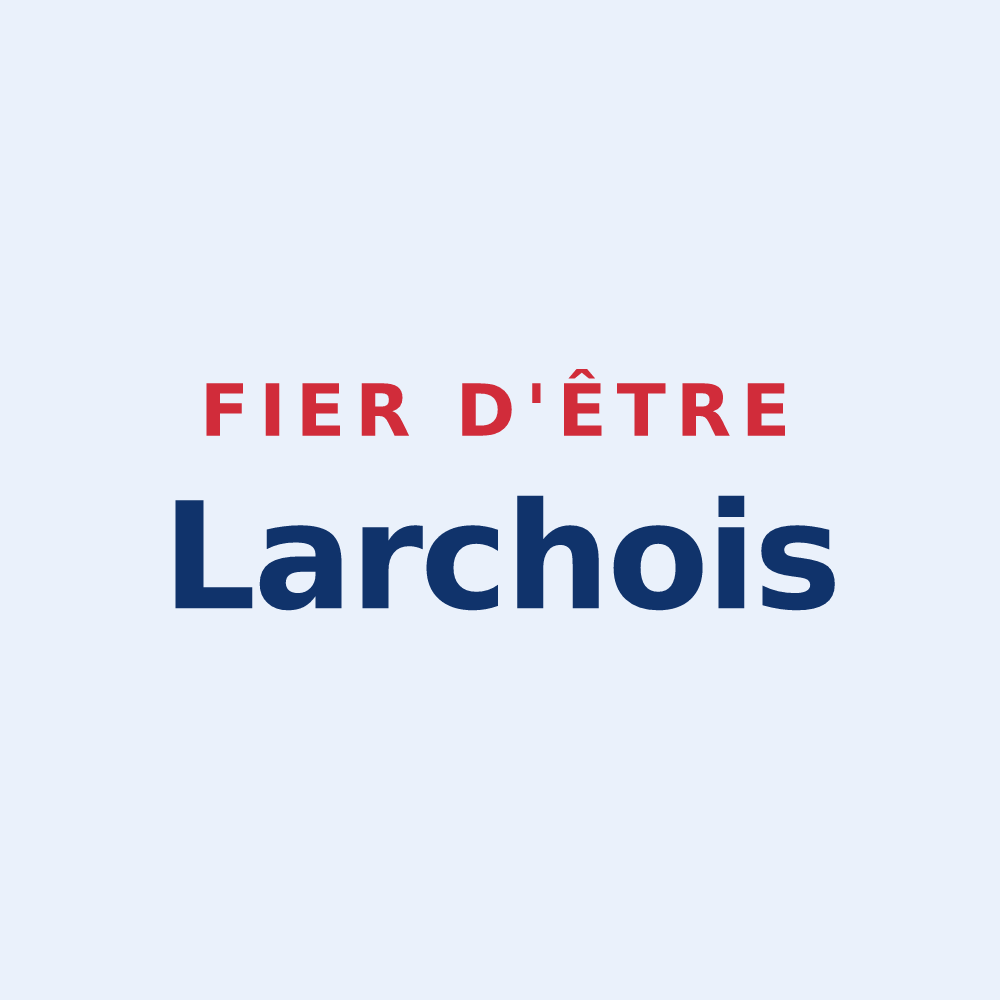 Sticker « Fier d'être Larchois » — design pour Larche