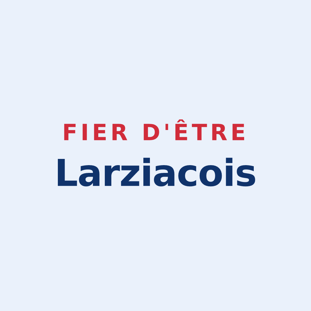 Sticker « Fier d'être Larziacois » — design pour Lardy