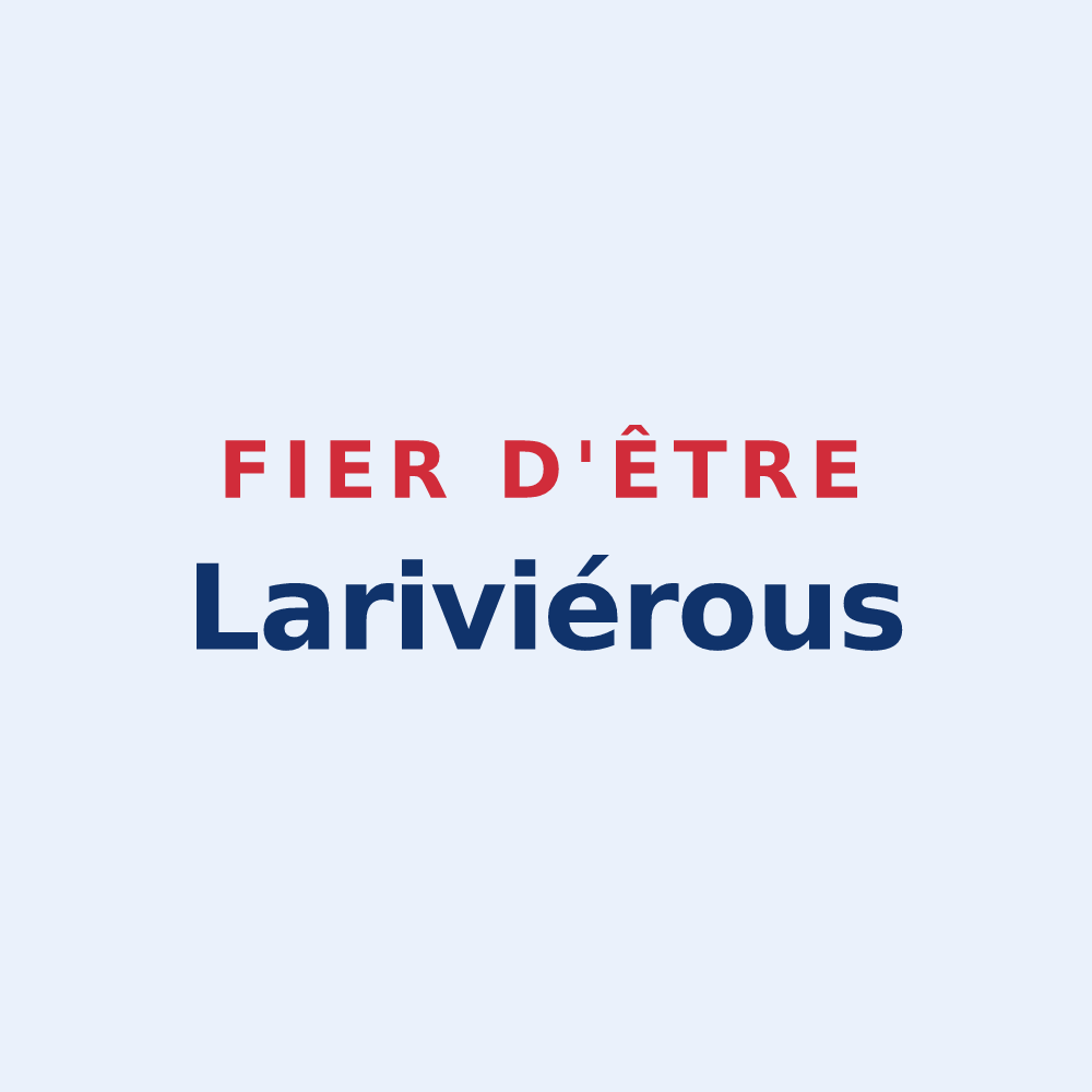 Sticker « Fier d'être Lariviérous » — design pour Larivière