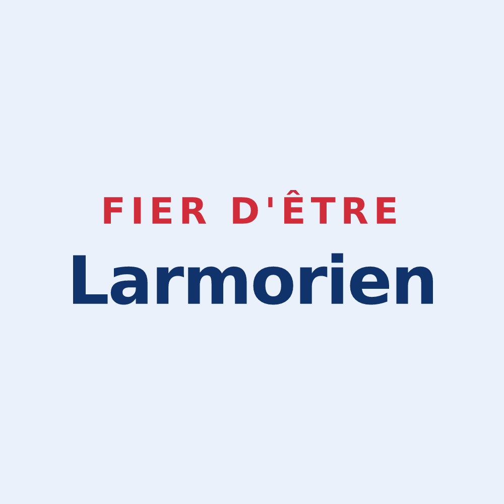 Sticker « Fier d'être Larmorien » — design pour Larmor-Baden