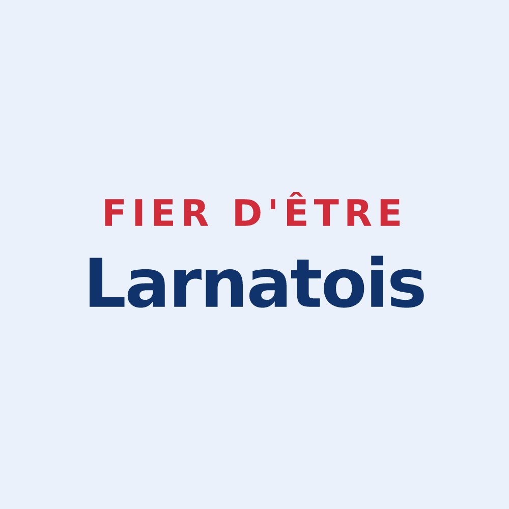 Sticker « Fier d'être Larnatois » — design pour Larnat