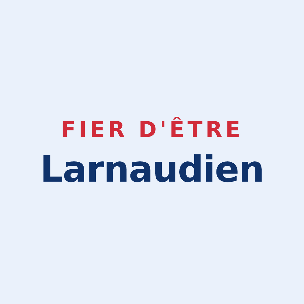Sticker « Fier d'être Larnaudien » — design pour Larnaud