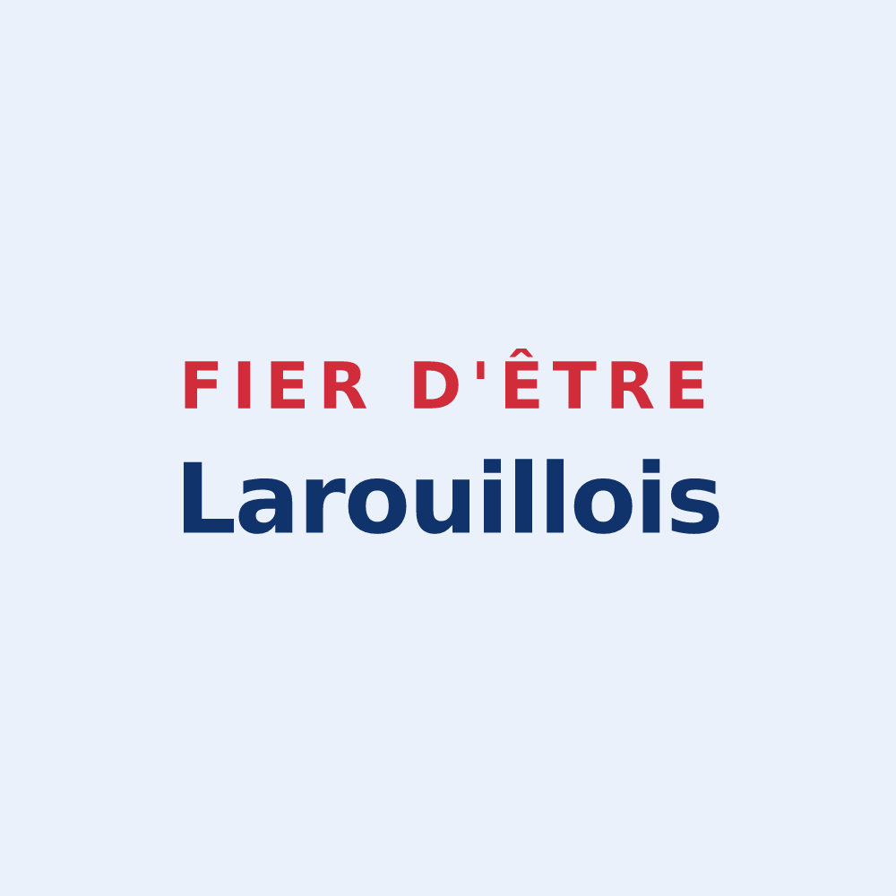 Sticker « Fier d'être Larouillois » — design pour Larouillies