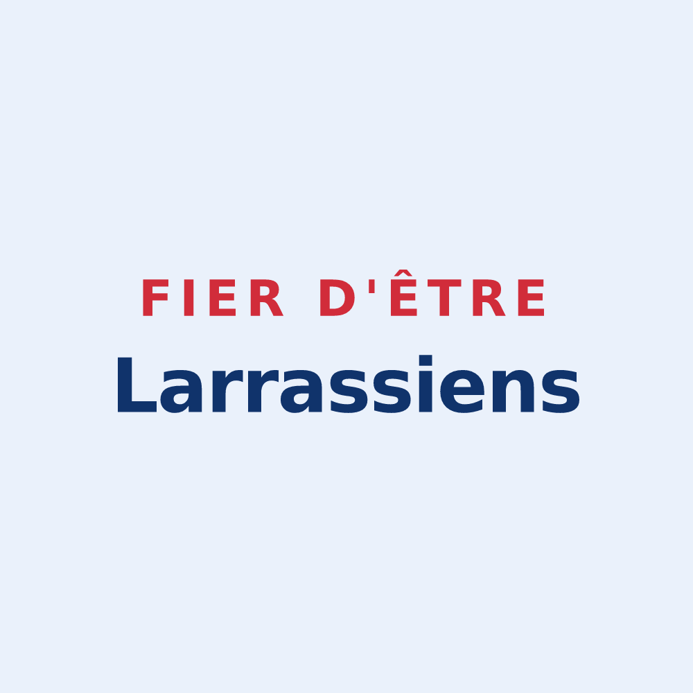 Sticker « Fier d'être Larrassiens » — design pour Larra