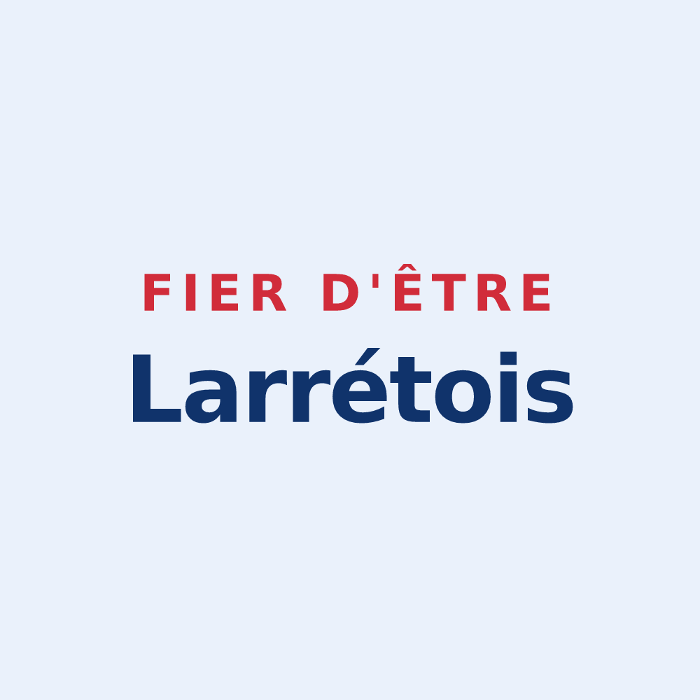 Sticker « Fier d'être Larrétois » — design pour Larré
