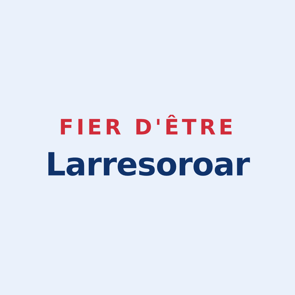 Sticker « Fier d'être Larresoroar » — design pour Larressore